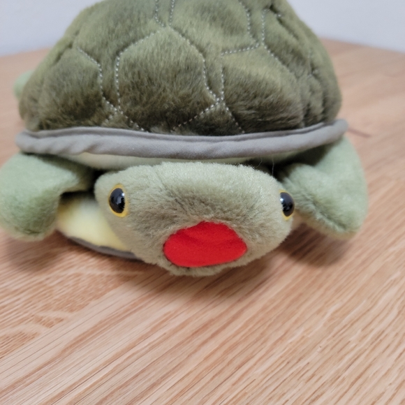 Folkmanis Folktails Turtle Hand Puppet Plush Tortoise Stuffed Soft Pretend Play - Picture 3 of 4